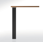 Pied de table Quadra - 80 x 80 mm